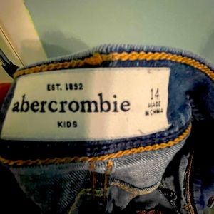 Abercrombie &Fitch size 14 girls jeans